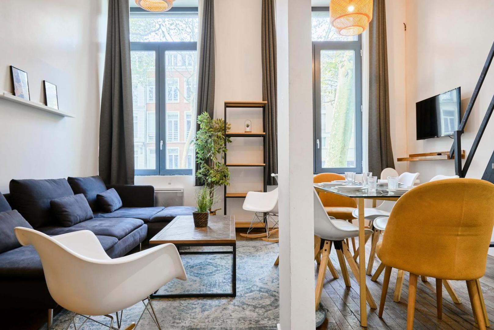 Bright 3-Bedroom 2-Bathroom Flat. Lille Ngoại thất bức ảnh